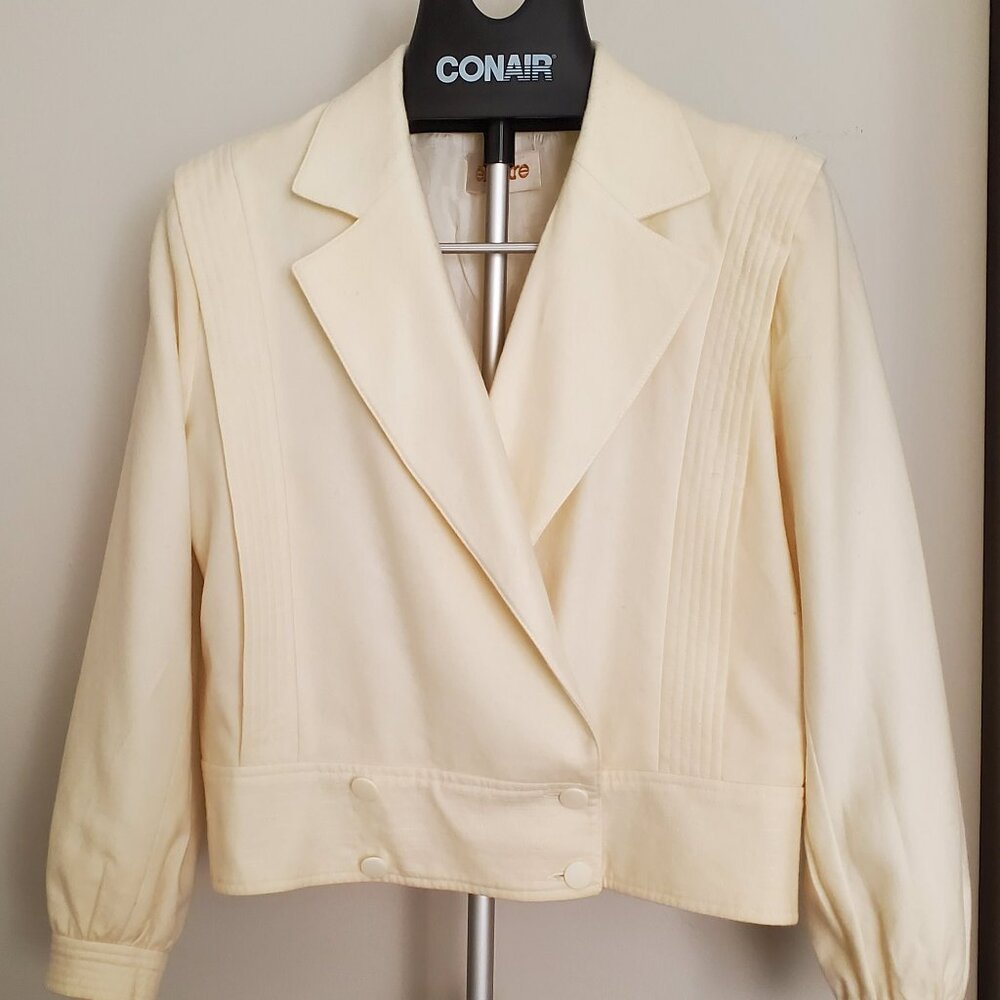 Electre Exclusive Vintage Luxury Women's Jacket Paris Made in France Pure Wool